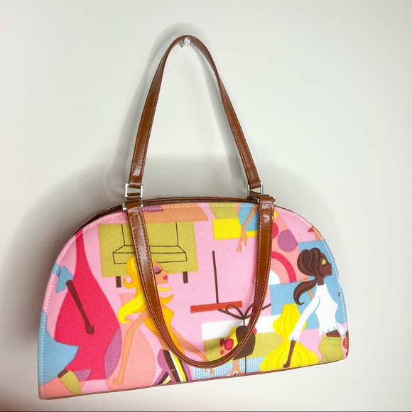 Vintage Small Bowler Fashion Diva Shoulder Purse - Picture 3 of 9